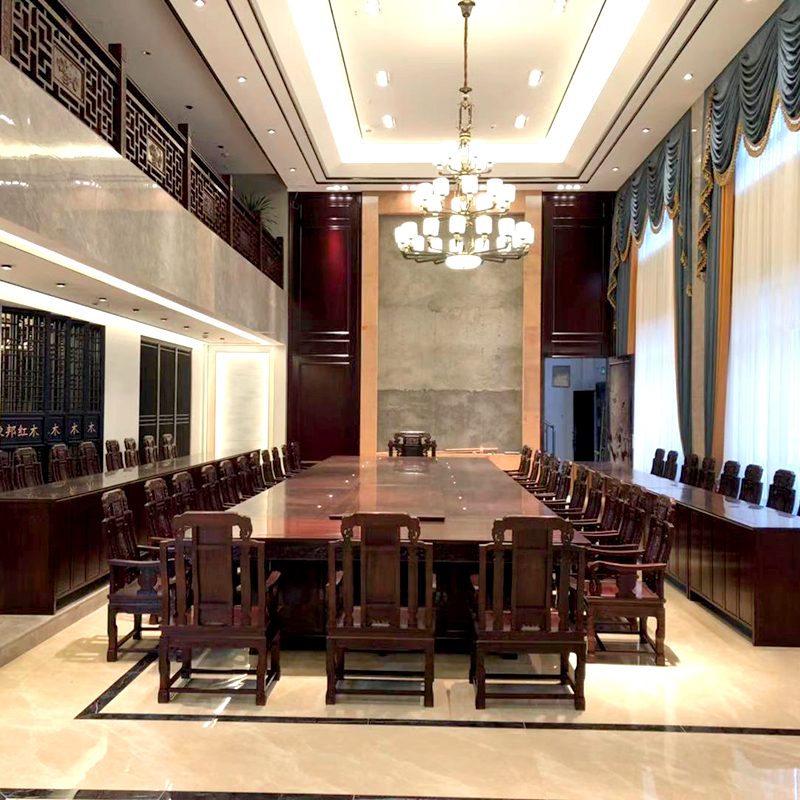 红木家具制造公司高端私人定制会议桌