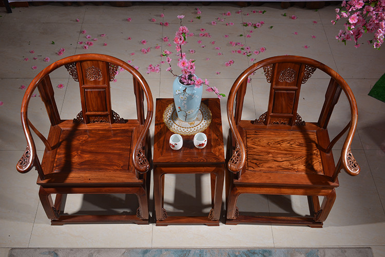 老牌家具厂优质供应老挝红酸枝皇宫椅