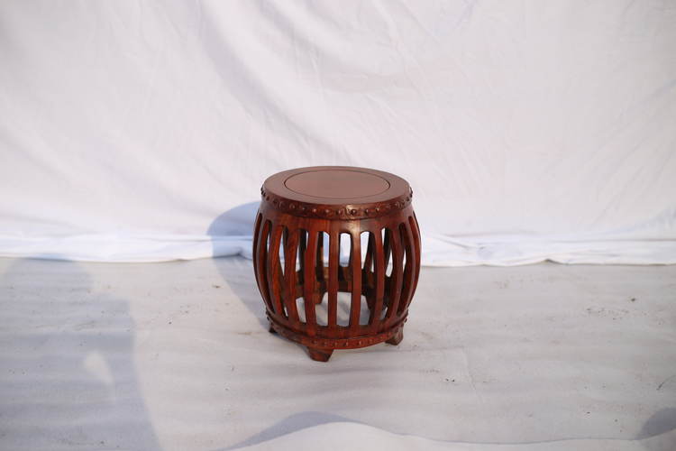 红木家具花梨木家具-梳子鼓凳