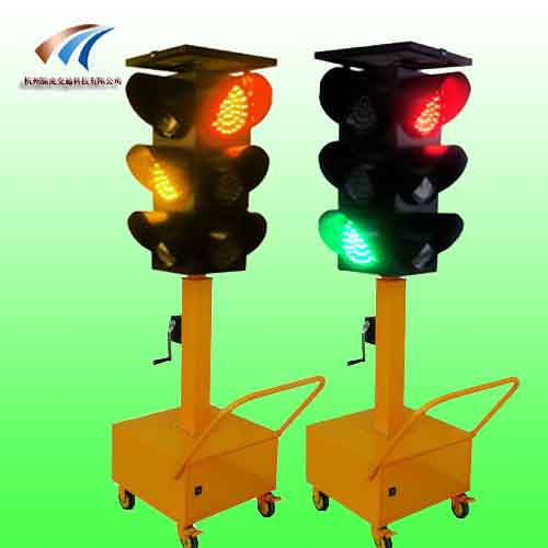 XH-HLD-3D太阳能移动红绿灯 交通信号灯 智能交通信号灯 